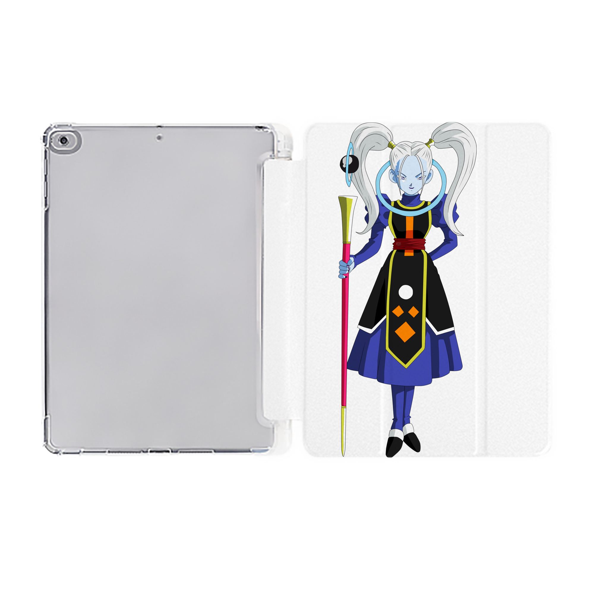 （画像用） ドラゴンボール DRAGON BALL IPad ケース ペン収納付き 三つ折りスタンド PUレザー×シリコン 対応機種9.5/10.5/10.9インチ